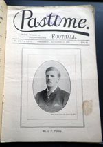 Pastime with which is incorporated Football No. 652 Vol. XXV1  November 20 1895 